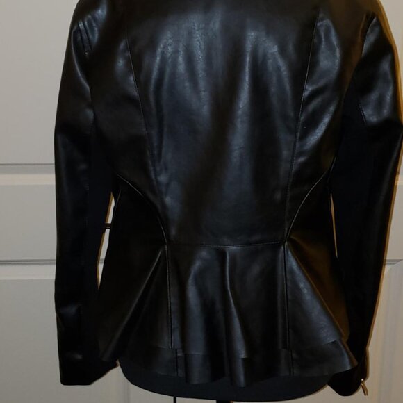 BCBG Faux Leather Jacket - Picture 5 of 6